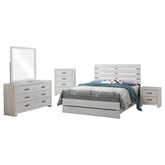 Brantford 5-piece Eastern King Bedroom Set Coastal White